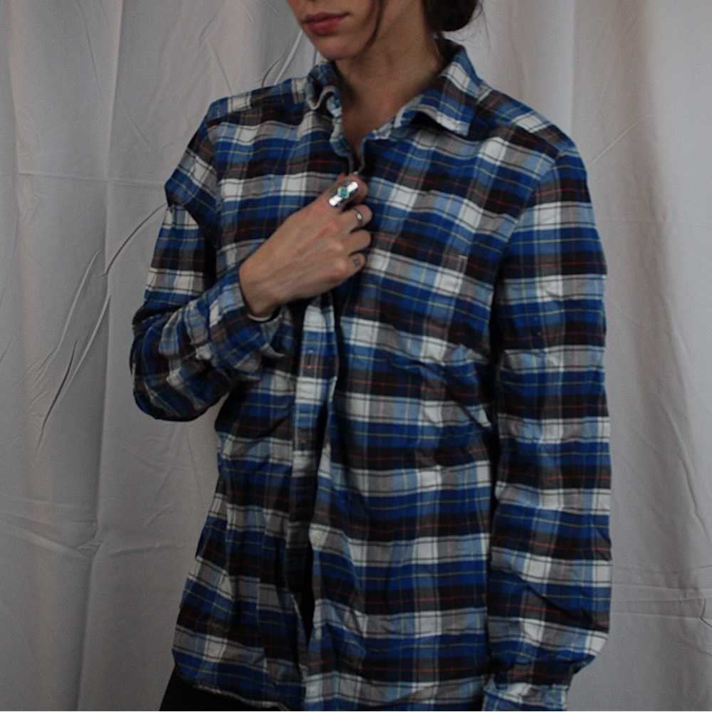 Blue flannel